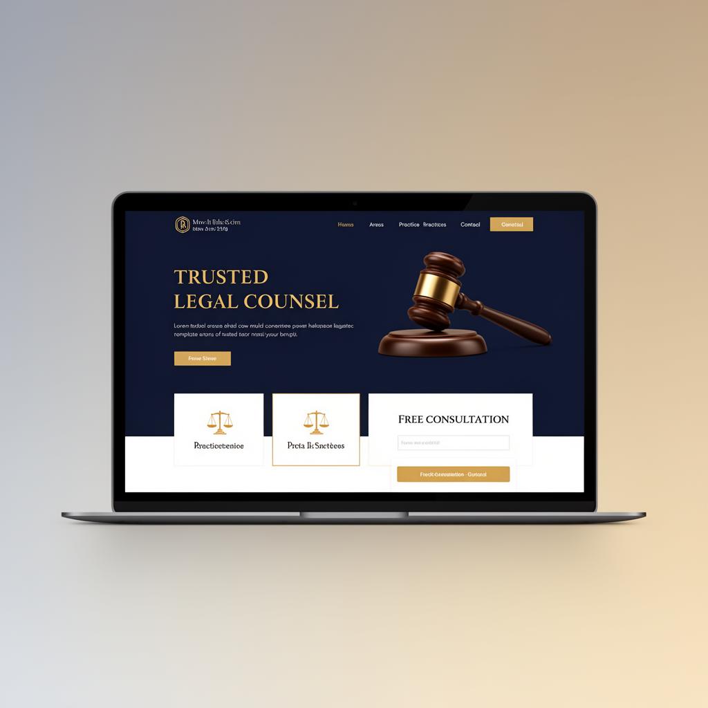 Law Firm Template website